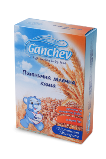 Ганчев Пшенична млечна каша цена 3.90лв - Ganchev Ганчев Пшенична млечна каша - Ganchev