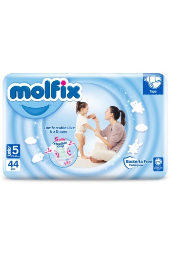 Гащи Молфикс №5 - 48бр. цена 16.80лв - Molfix Гащи Молфикс №5 - 48бр. - Molfix