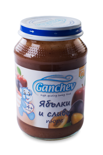 Ганчев Ябълка и Сливи 190г. цена 1.45лв - Ganchev Ганчев Ябълка и Сливи 190г. - Ganchev