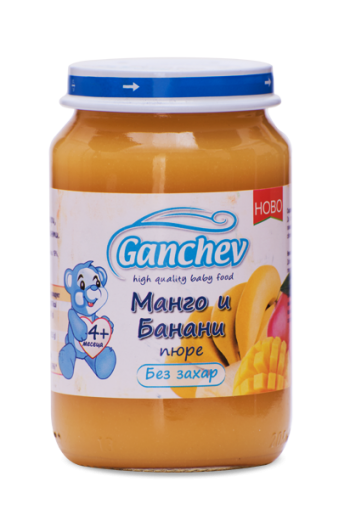 Ганчев Манго и Банан 190г. - Ganchev